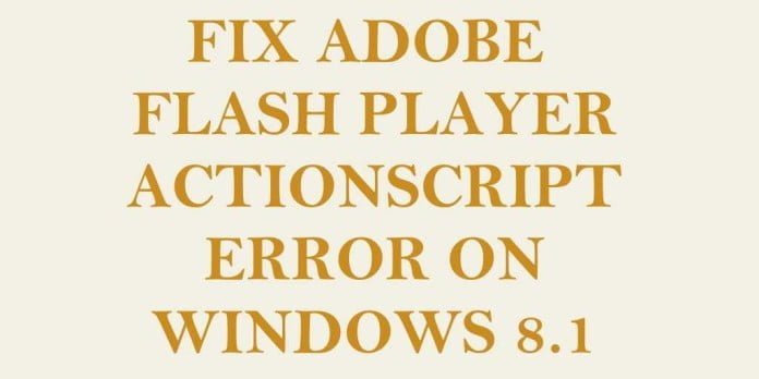 Adobe flash player 10 произошла ошибка actionscript